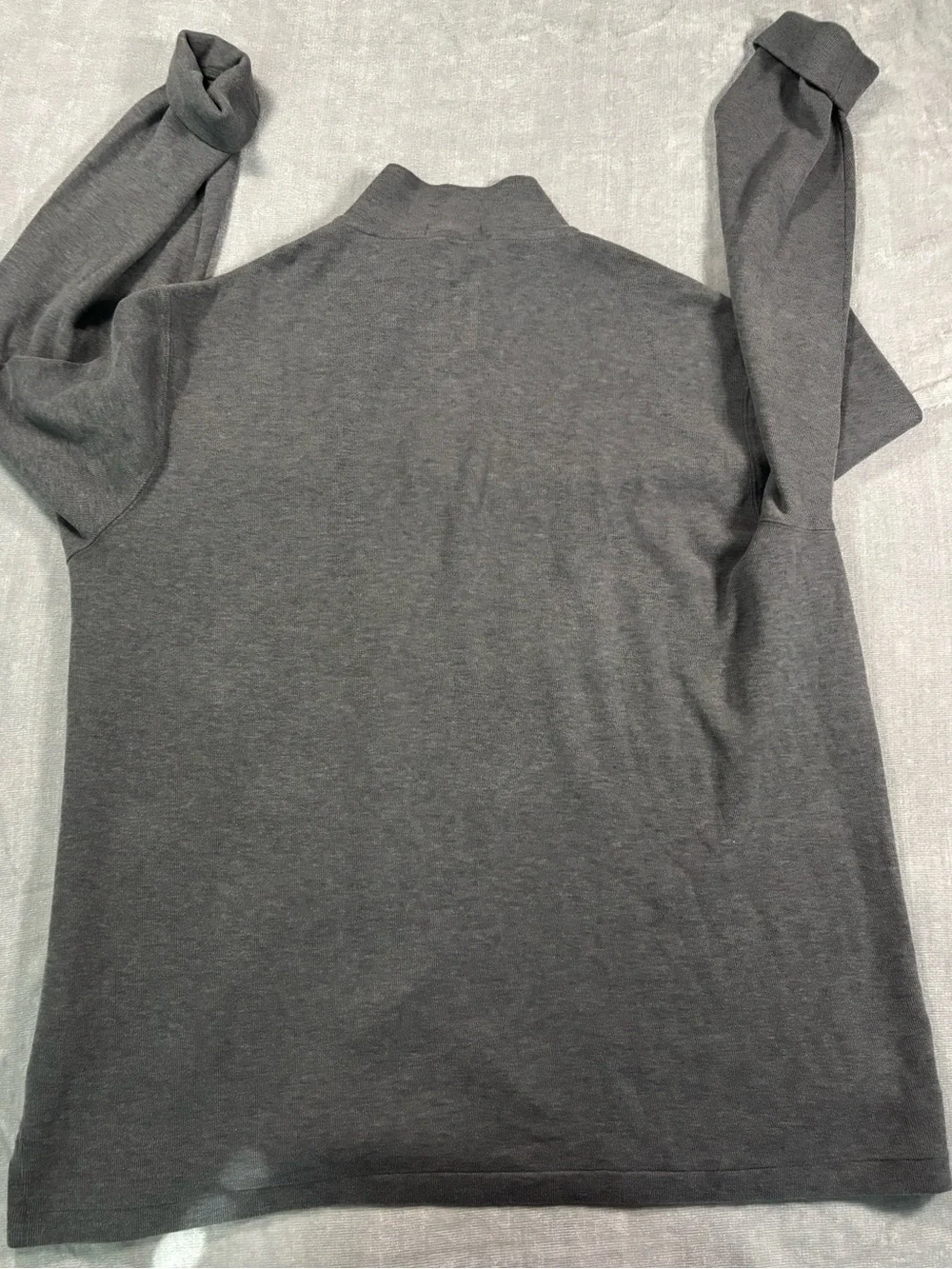 Vintage Polo by Ralph Lauren Charcoal Gray Quarter-Zip Pullover